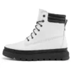 Bota GreenStride Ray City à prova de água com corte largo “Branco de grão integral”