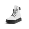 Bota GreenStride Ray City à prova de água com corte largo “Branco de grão integral”