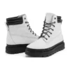 Bota GreenStride Ray City à prova de água com corte largo “Branco de grão integral”
