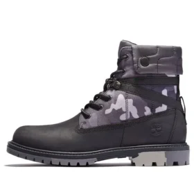 Bota Heritage EK+ de 15 cm à prova de água “Pele de grão integral preta”