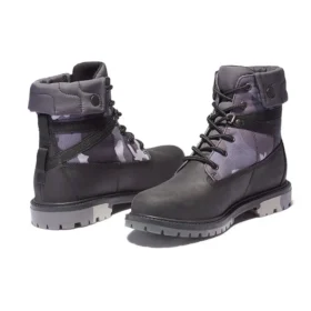 Bota Heritage EK+ de 15 cm à prova de água “Pele de grão integral preta”