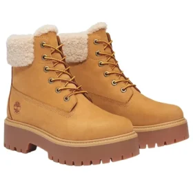 Bota impermeável com forro quente Stone Street “Nubuck Trigo”