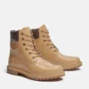 Bota impermeável de 15 cm em couro envernizado Premium para mulher Bota impermeável de 15 cm em couro envernizado Premium para mulher
