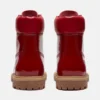 Bota impermeável de 15 cm em couro envernizado Premium para mulher Bota impermeável de 15 cm em couro envernizado Premium para mulher
