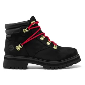 Bota impermeável Holiday Luxe “Preto Nubuck Red”