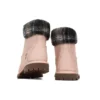 Bota impermeável Lindon Woods de 6-Inch “Nubuck rosa e gola estampada preta”