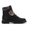 Bota impermeável Lucia Way de 6-Inch Boot com pingente “Nubuck Preto”