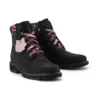 Bota impermeável Lucia Way de 6-Inch Boot com pingente “Nubuck Preto”