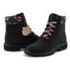 Bota impermeável Lucia Way de 6-Inch Boot com pingente “Nubuck Preto”