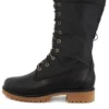 Bota Jayne com polaina impermeável dobrável “Preto”