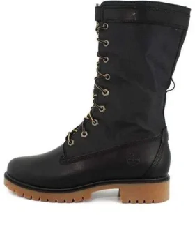 Bota Jayne com polaina impermeável dobrável “Preto”