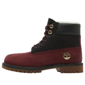 Bota Premium de 6-Inch com pele de carneiro “Syrah Preto”
