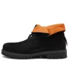 Bota Roll Top Treadlight de Corte Largo “Nubuck Preto”