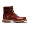 Bota Safari Crocodile de 15 cm à prova de água “Castanho-avermelhado”