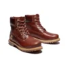 Bota Safari Crocodile de 15 cm à prova de água “Castanho-avermelhado”