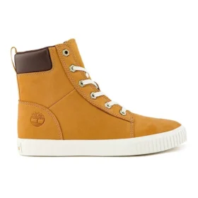 Bota Skyla Bay de 15 cm com corte largo “Trigo Nubuck”