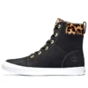 Bota SKyla Bay de 6-Inch Boot “Nubuck Preto com Gola de Chita”