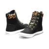 Bota SKyla Bay de 6-Inch Boot “Nubuck Preto com Gola de Chita”