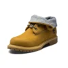 Botas Autênticas Impermeáveis com Ponta Enrolável e Estampado Floral “Trigo Grey”