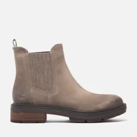 Botas Chelsea Brimfield Mid para mulher – Camurça castanha