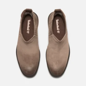 Botas Chelsea Brimfield Mid para mulher – Camurça castanha