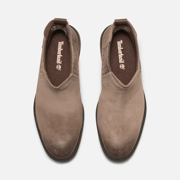 Botas Chelsea Brimfield Mid para mulher – Camurça castanha Botas Chelsea Brimfield Mid para mulher – Camurça castanha