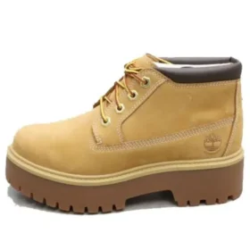 Botas Chukka impermeáveis com atacadores Stone Street “Trigo Nubuck”