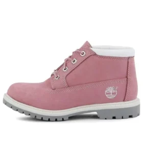Botas Chukka Impermeáveis Nellie de Corte Largo “Pink Nubuck”