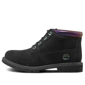 Botas Chukka Nellie de 15 cm Iridescentes e Impermeáveis “Nubuck Preto”