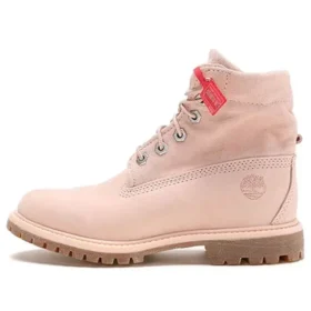 Botas com etiqueta de 6 polegadas “Rosa claro”