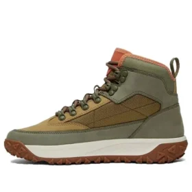 Botas de caminhada impermeáveis GreenStride Motion 6 “Nubuck Verde Escuro”