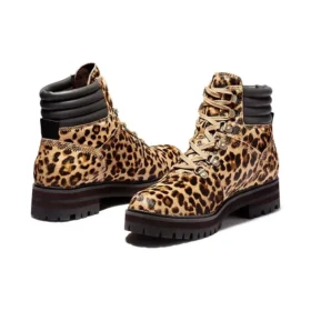 Botas de caminhada London Square Mid “Padrão Leopardo Castanho”