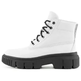 Botas de couro Greyfield “Branco Full Grain”