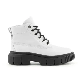Botas de couro Greyfield “Branco Full Grain”