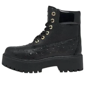 Botas de plataforma impermeáveis Stone Street de 15 cm “Preto”