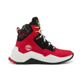 Botas de Sapatilhas Madbury com Zíper Lateral “Red Nubuck”
