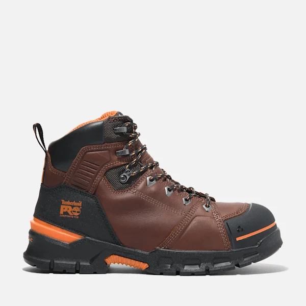 Botas de trabalho Endurance Ev Comp-Toe para homem – Castanho teca/laranja Botas de trabalho Endurance Ev Comp-Toe para homem – Castanho teca/laranja