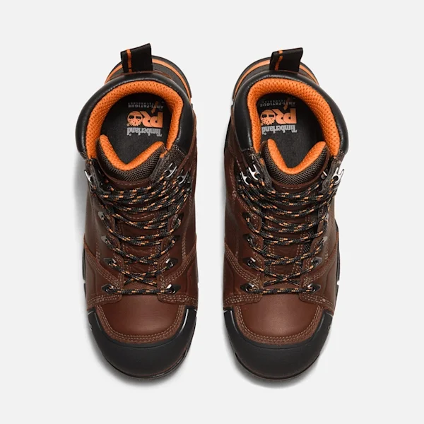 Botas de trabalho Endurance Ev Comp-Toe para homem – Castanho teca/laranja Botas de trabalho Endurance Ev Comp-Toe para homem – Castanho teca/laranja