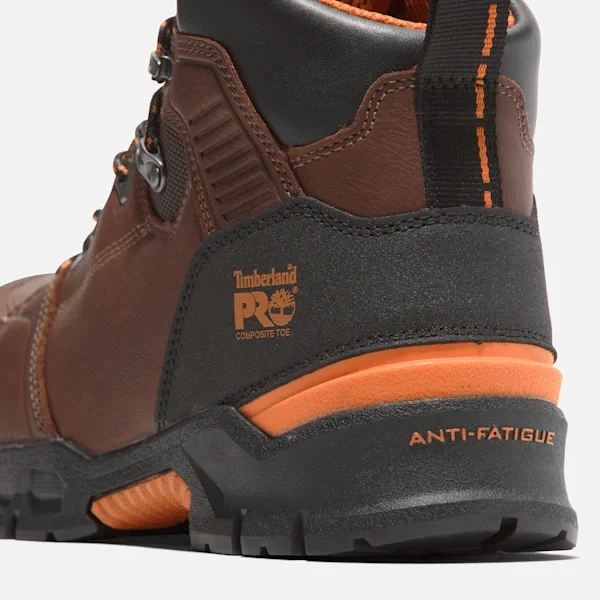 Botas de trabalho Endurance Ev Comp-Toe para homem – Castanho teca/laranja Botas de trabalho Endurance Ev Comp-Toe para homem – Castanho teca/laranja