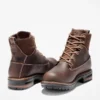 Botas de trabalho femininas Hightower de 15 cm com biqueira em liga – Castanho café