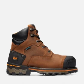 Botas de trabalho impermeáveis Boondock de 15 cm com biqueira de proteção para homem – Castanho Botas de trabalho impermeáveis Boondock de 15 cm com biqueira de proteção para homem – Castanho