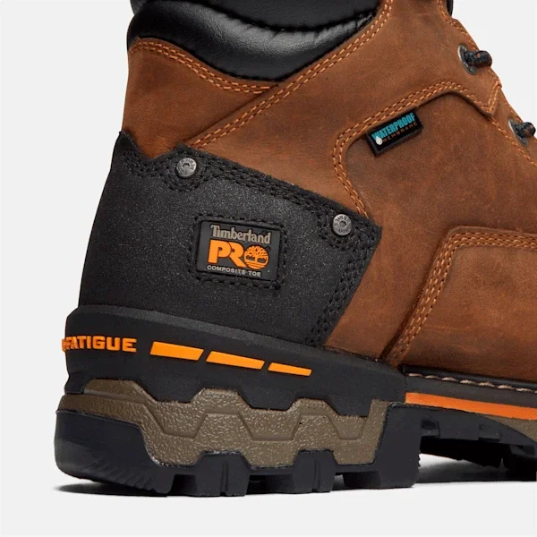 Botas de trabalho impermeáveis Boondock de 15 cm com biqueira de proteção para homem – Castanho Botas de trabalho impermeáveis Boondock de 15 cm com biqueira de proteção para homem – Castanho