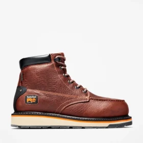 Botas de trabalho masculinas Gridworks de 15 cm com biqueira de liga – Castanho Botas de trabalho masculinas Gridworks de 15 cm com biqueira de liga – Castanho