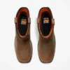 Botas de trabalho True Grit Pull-On com biqueira de proteção para homem – Castanho café Botas de trabalho True Grit Pull-On com biqueira de proteção para homem – Castanho café