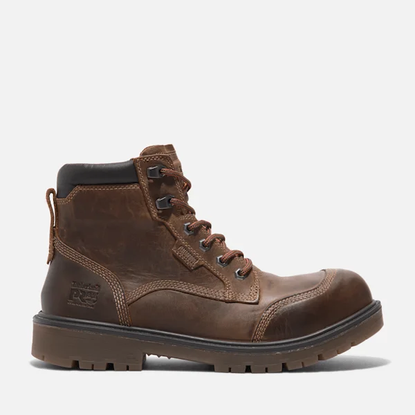 Botas de trabalho Whitman de 6-Inch Boot com biqueira de proteção para homem – Castanho escuro Botas de trabalho Whitman de 6-Inch Boot com biqueira de proteção para homem – Castanho escuro