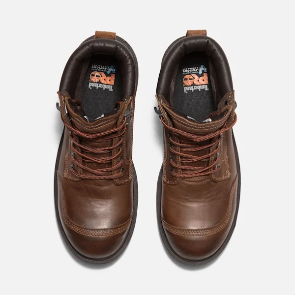 Botas de trabalho Whitman de 6-Inch Boot com biqueira de proteção para homem – Castanho escuro Botas de trabalho Whitman de 6-Inch Boot com biqueira de proteção para homem – Castanho escuro