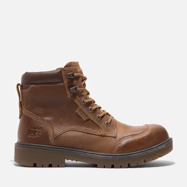 Botas de trabalho Whitman de 6-Inch Boot com biqueira macia para homem – Castanho médio Botas de trabalho Whitman de 6-Inch Boot com biqueira macia para homem – Castanho médio