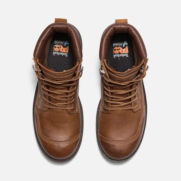 Botas de trabalho Whitman de 6-Inch Boot com biqueira macia para homem – Castanho médio Botas de trabalho Whitman de 6-Inch Boot com biqueira macia para homem – Castanho médio