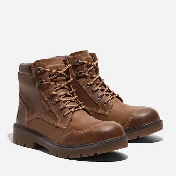Botas de trabalho Whitman de 6-Inch Boot com biqueira macia para homem – Castanho médio Botas de trabalho Whitman de 6-Inch Boot com biqueira macia para homem – Castanho médio