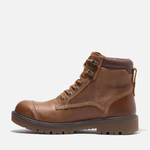 Botas de trabalho Whitman de 6-Inch Boot com biqueira macia para homem – Castanho médio Botas de trabalho Whitman de 6-Inch Boot com biqueira macia para homem – Castanho médio
